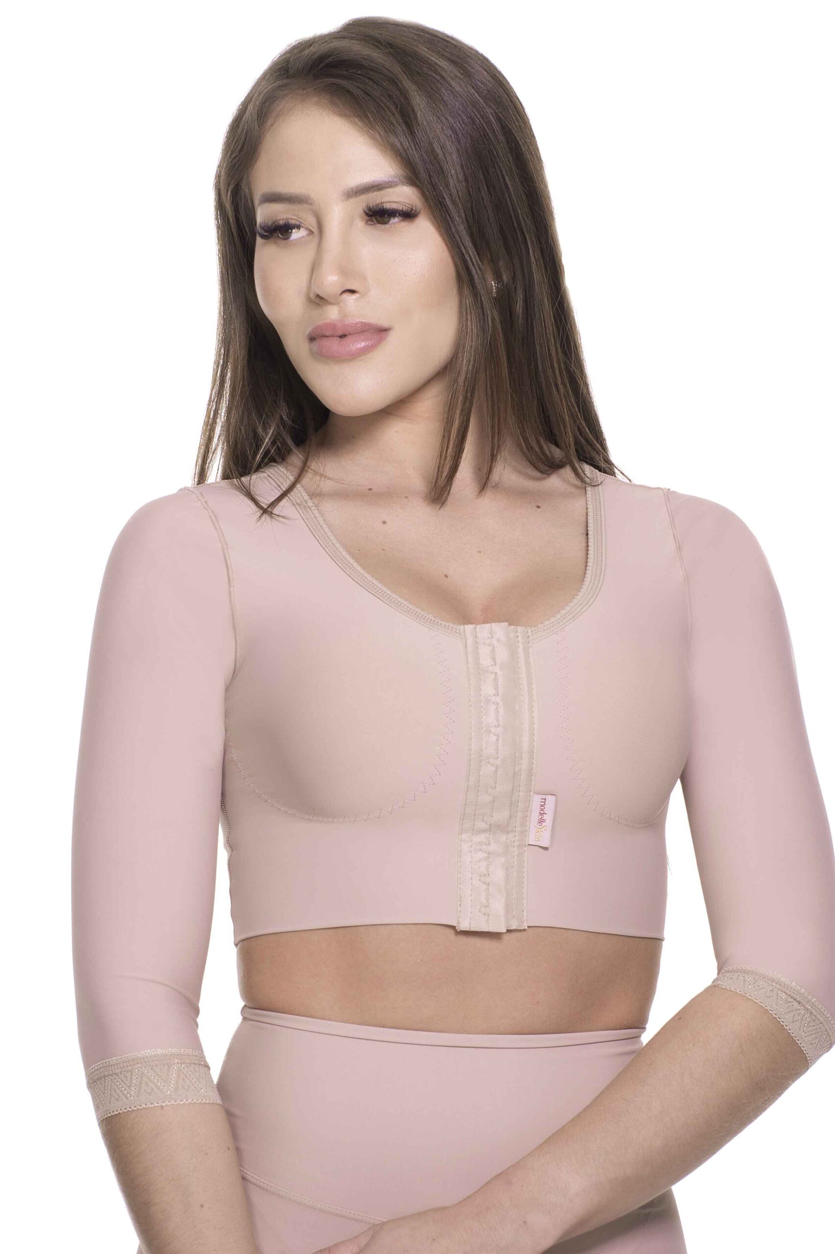 BRA WITH SLEEVES WITH FRONT OPENING